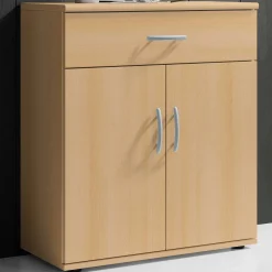 Kommode Viviane 60cm mit 2 Türen und 1 Schublade - Buche