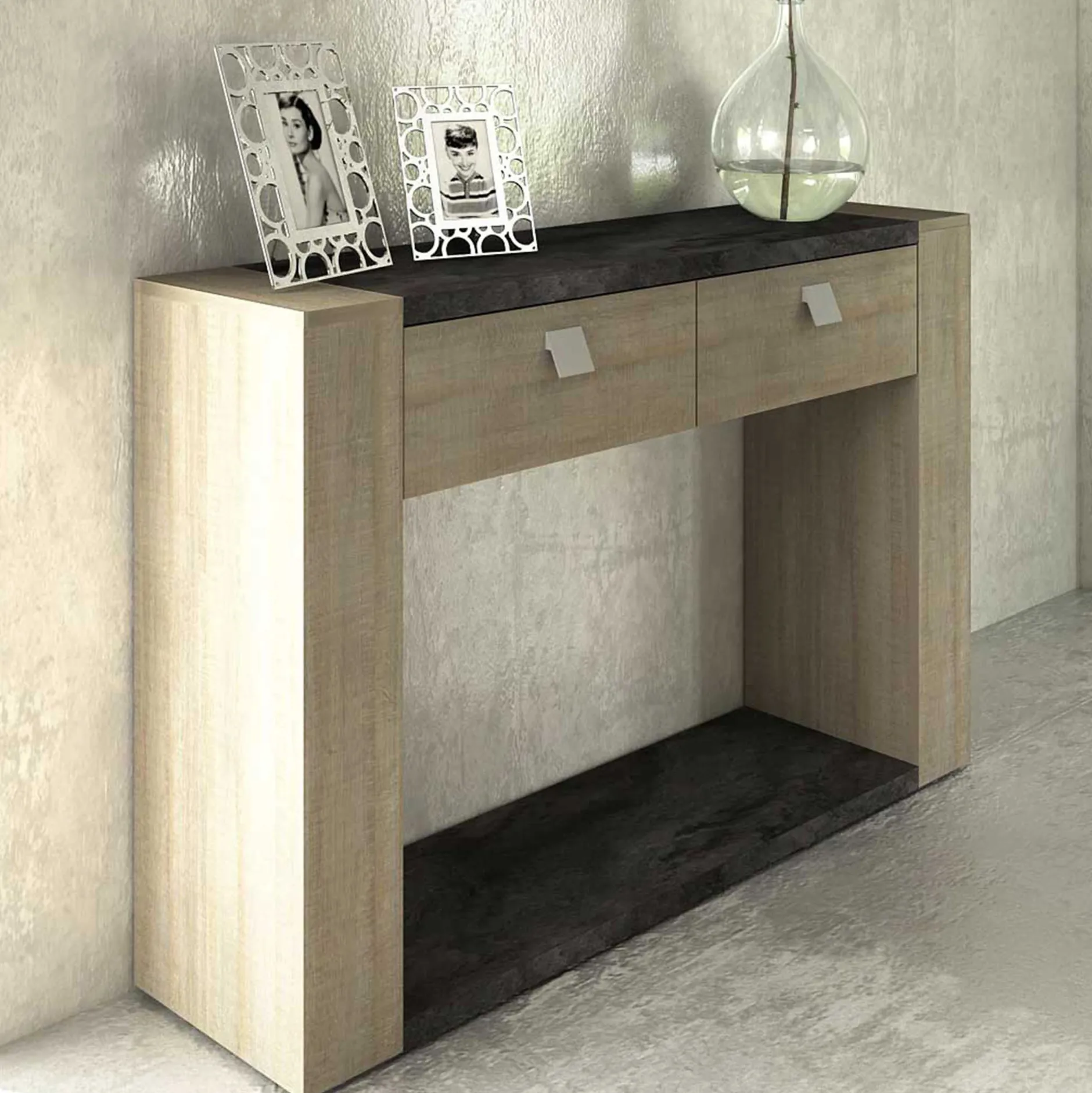 Konsolentisch Iris - Beton