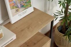 Konsole Solace - 100% MELAMINE - Eiche - 77 x 30 x 120 cm