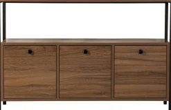 Konsole Solace - 100% MELAMINE - Walnuss - 77 x 30 x 120 cm