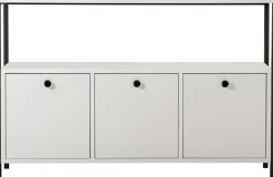 Konsole Solace - 100% MELAMINE - Weiß - 77 x 30 x 120 cm