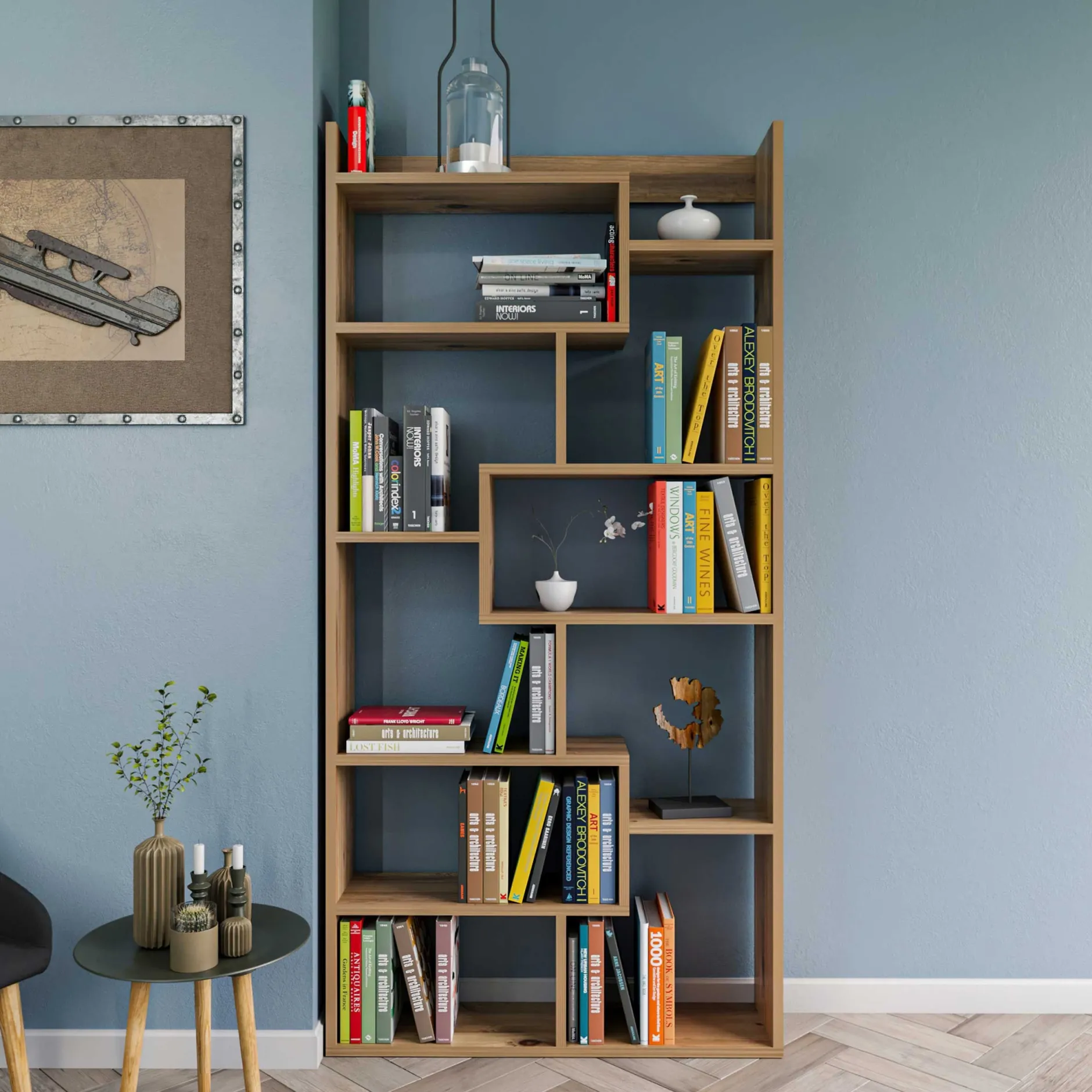 Kuttap Bücherregal | 100 % MELAMIN | Kiefer