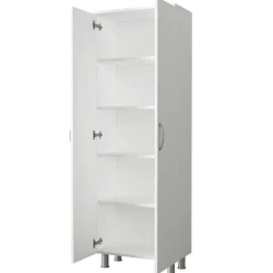 Lagerschrank Arizona - 59x31x161cm - 2 Türen - weiß