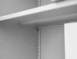 Lagerschrank Meino 2 Türen L80xH180 - grau