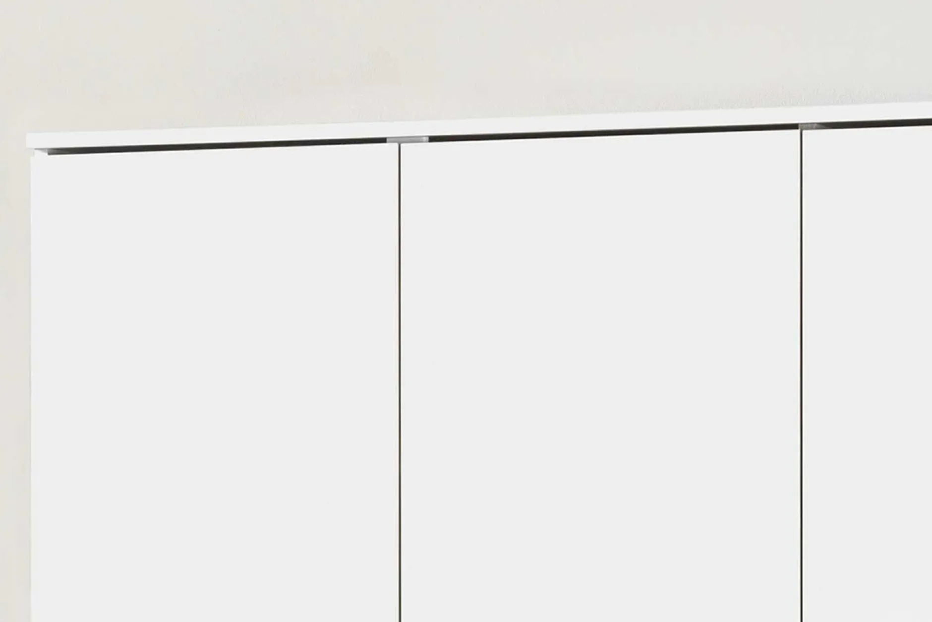 Lagerschrank Ray 120cm mit 3 Türen und 4 Einlegeböden - weiß