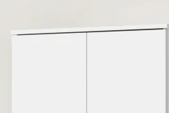 Lagerschrank Ray 60cm mit 2 Türen und 4 Einlegeböden - weiß