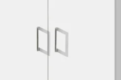 Lagerschrank Ray 60cm mit 2 Türen und 4 Einlegeböden - weiß