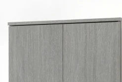 Lagerschrank Ray 60cm mit 2 Türen und 4 Einlegeböden - Eiche grau