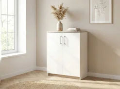Lagerschrank Watson 73x41x95cm - 2 Türen - weiß