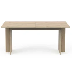 Leda Ausziehbarer Esstisch - 160/200x90x74cm - Eiche Dekor