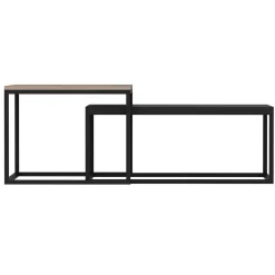 Leka Couchtisch | 100 % MELAMIN | Schwarz