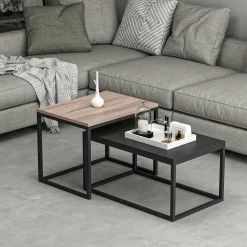 Leka Couchtisch | 100 % MELAMIN | Schwarz