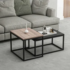 Leka Couchtisch | 100 % MELAMIN | Schwarz