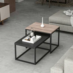 Leka Couchtisch | 100 % MELAMIN | Schwarz
