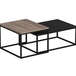 Leka Couchtisch | 100 % MELAMIN | Schwarz