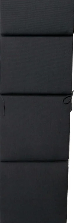 Liegekissen Gescova anthrazit 201x61x7 cm - 4-teilig