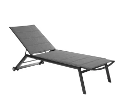 Liege Maia Gescova - Aluminium anthrazit - 200x65x30cm - dunkelgrau