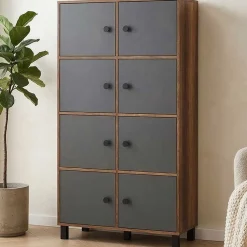 Locelso Mehrzweckschrank | 18mm Stärke | Nussbaum Anthrazit
