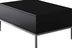 Lord Couchtisch | 100 % MELAMIN | Schwarz, Silber