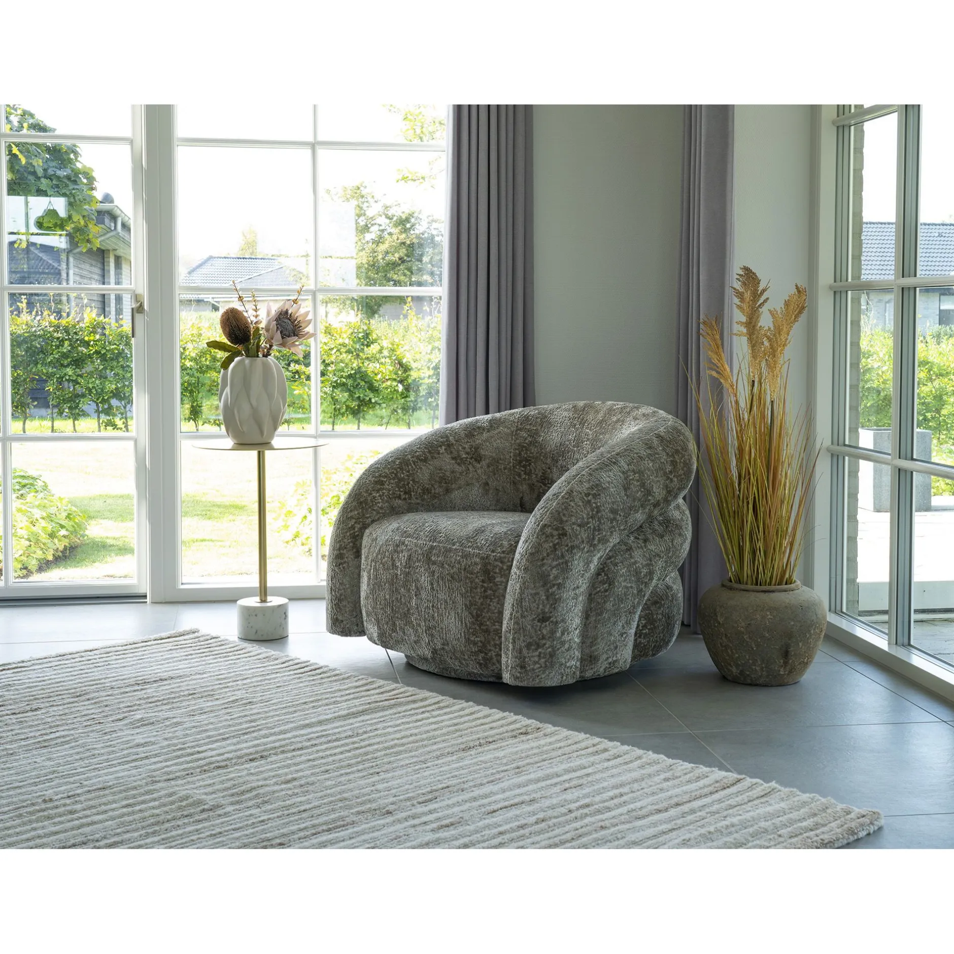 Loungesessel Valletta | 93 x 83 x 70 cm | Drehbar