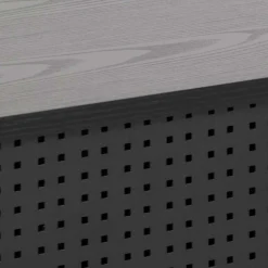 Lowboard Angus 140 cm mit Schiebetür - schwarz