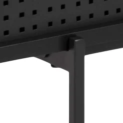 Lowboard Angus 140 cm mit Schiebetür - schwarz