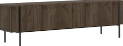 Lowboard Herman - 100% MELAMINE - Nussbaum - 160 x 45,6 x 31,4 cm