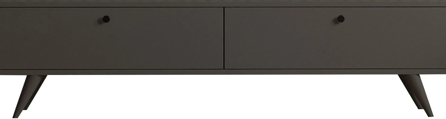 Lowboard Paris - 100% MELAMINE - Anthrazit - 160 x 40 x 25 cm
