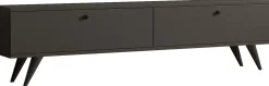 Lowboard Paris - 100% MELAMINE - Anthrazit - 160 x 40 x 25 cm