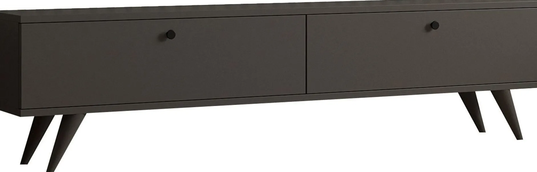 Lowboard Paris - 100% MELAMINE - Anthrazit - 160 x 40 x 25 cm