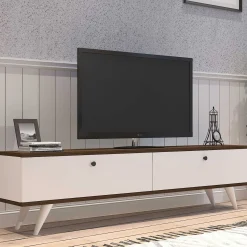 Lowboard Paris - 100% MELAMINE - Weiß - 160 x 35 x 25 cm