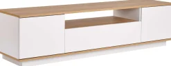 Lowboard Veramont - 100% MELAMINE - Weiß - 180 x 44,6 x 44,5 cm