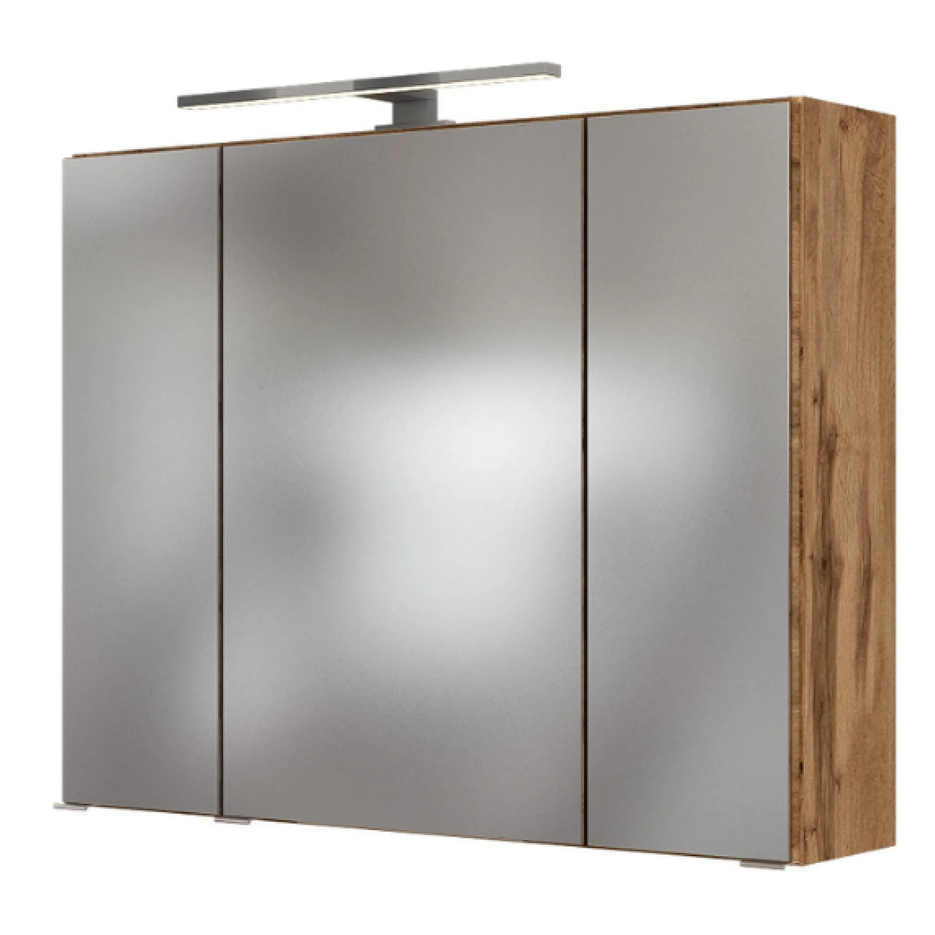 LunaBadezimmer : Spiegelschrank, Waschtischschrank, Säulenschrank - anthrazit/ocker