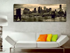 Majestic Dekoratives Leinwandbild | Holzrahmen | 30 x 80 cm