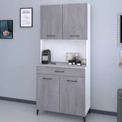 Maleficent Buffetschrank mit 4 Türen und 1 Schublade - Betonoptik