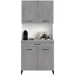 Maleficent Buffetschrank mit 4 Türen und 1 Schublade - Betonoptik