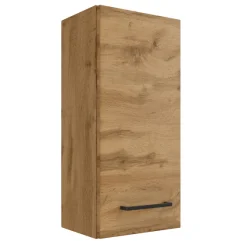 MalvoBadezimmer : Wandschränke, Spiegelschrank, Waschbeckenunterschrank, Säulenschrank, Regal - Eiche