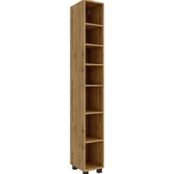 MalvoBadezimmer : Wandschränke, Spiegelschrank, Waschtischschrank, Säulenschrank, Regal - Eiche