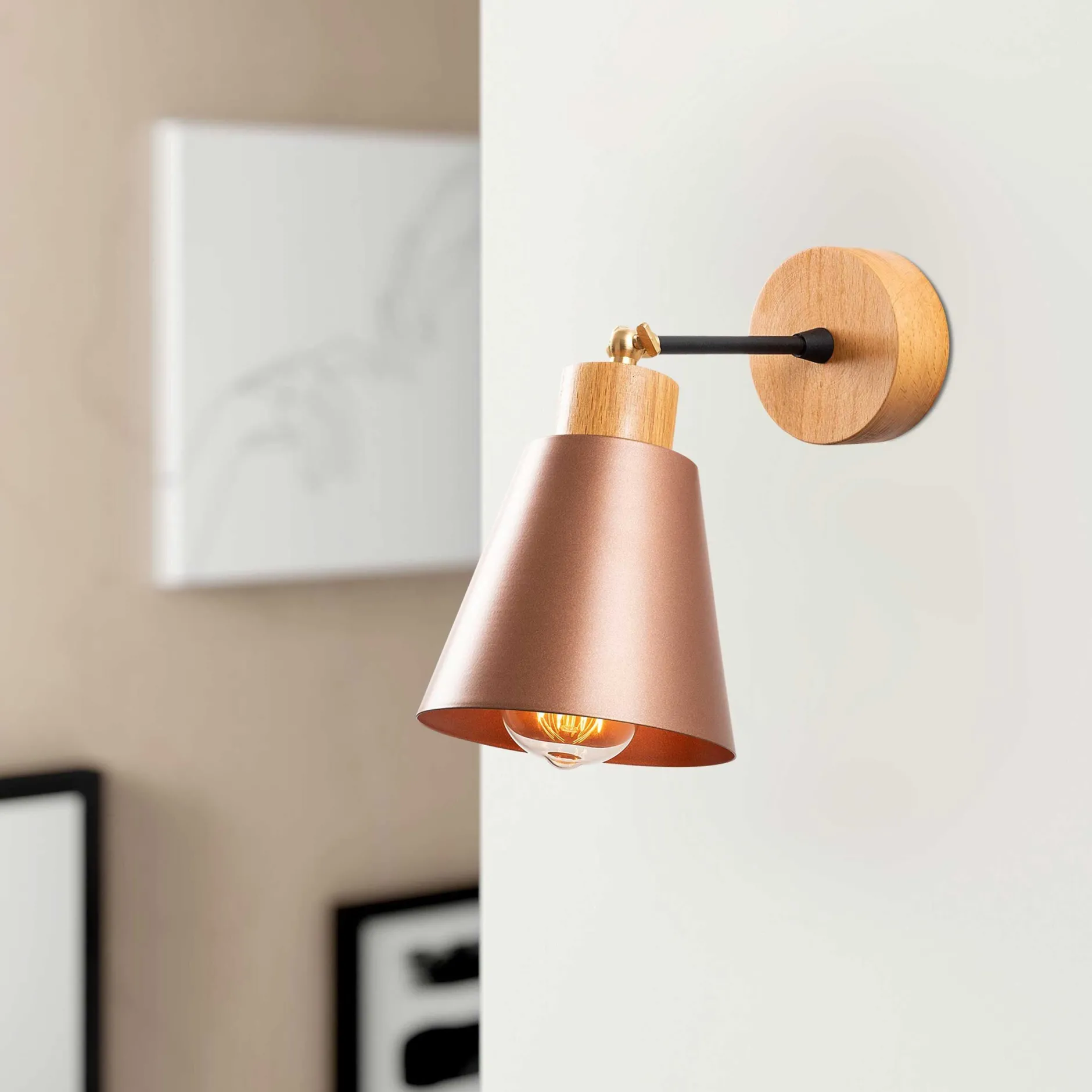Manavgat Wandleuchte | METALLGEHÄUSE | Kupfer