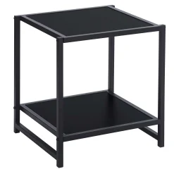 Marek Beistelltisch - 48x44x50cm - schwarzes Metall