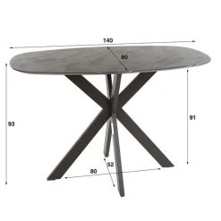 Mariola Bartisch 140x80 cm-schwarz-braun