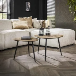 Mariola Couchtisch-Set Bio-Antik-Bronze