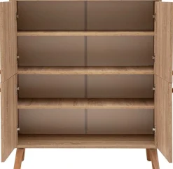 Mehrzweckschrank Multilux - 100% MELAMINE - Mehrfarbig - 95 x 111 x 36 cm