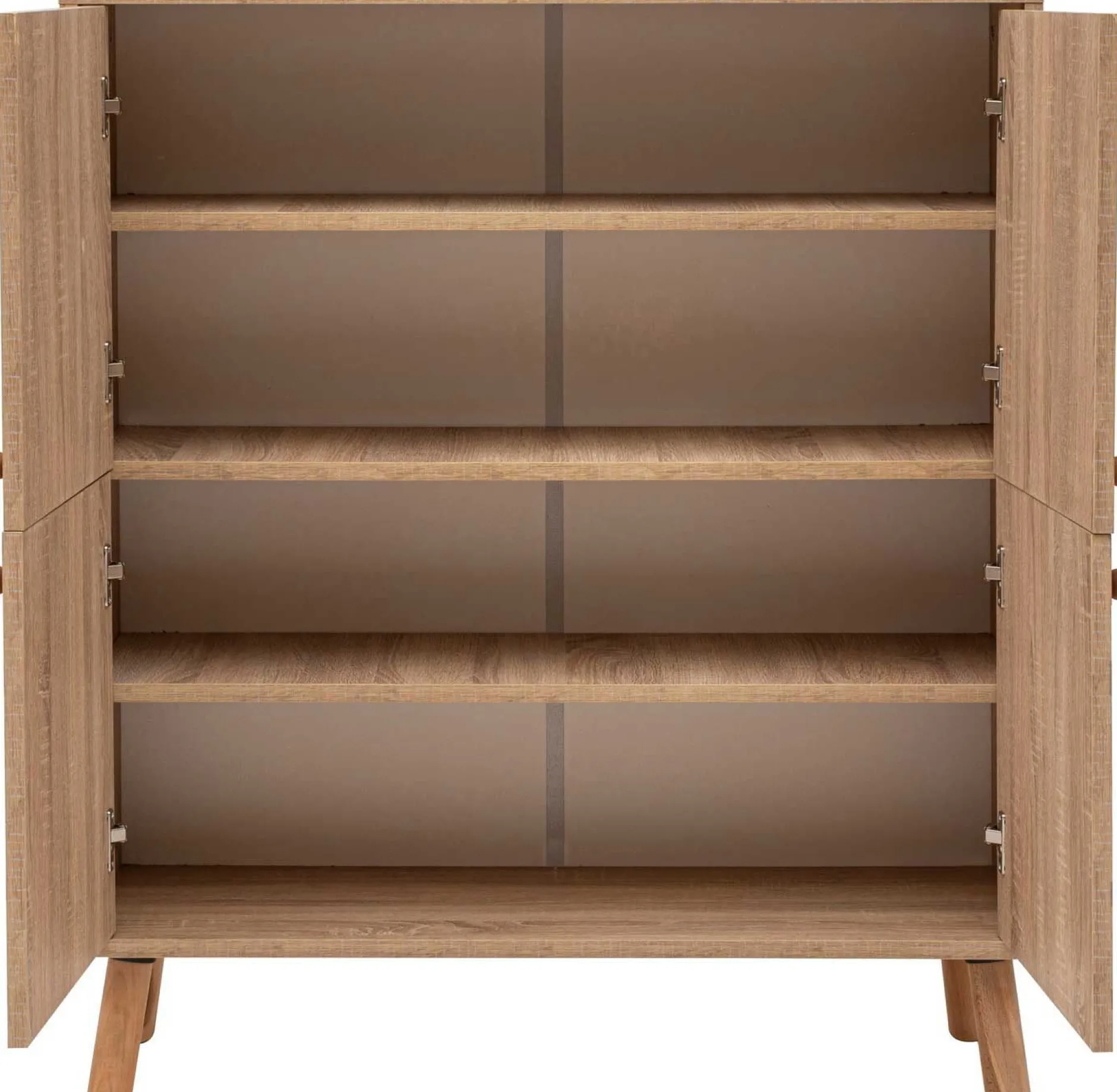 Mehrzweckschrank Multilux - 100% MELAMINE - Mehrfarbig - 95 x 111 x 36 cm