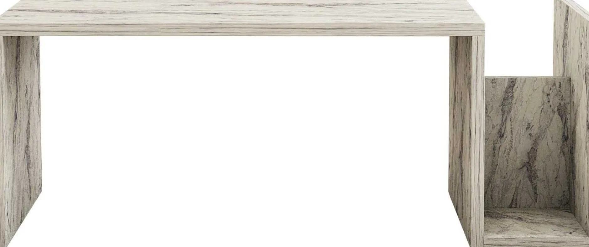 Memo Couchtisch | 100 % MELAMIN | Freesia-Marmor