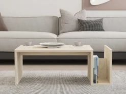 Memo Couchtisch | 100 % MELAMIN | Travertin