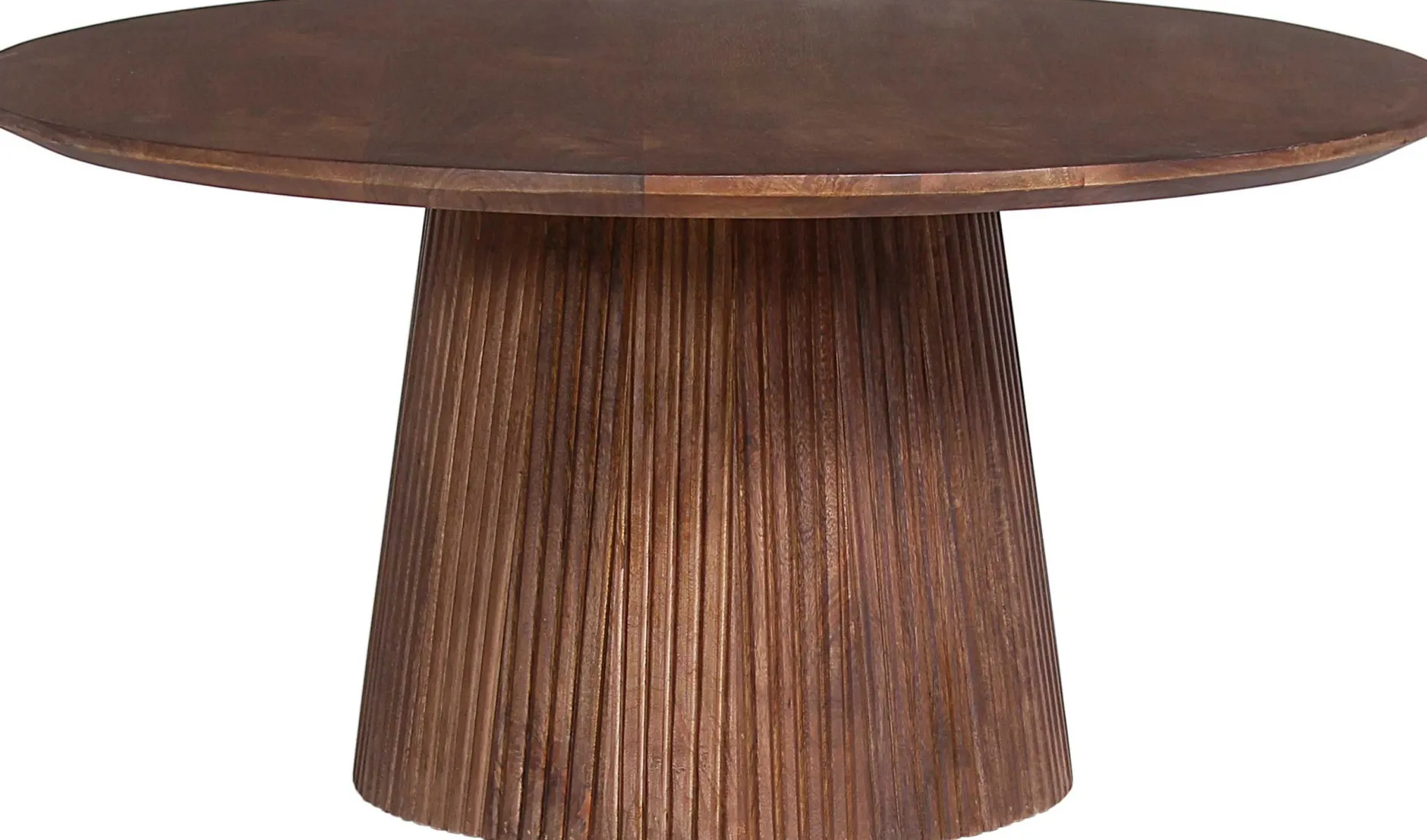 Miguel Runder Couchtisch 80cm Hellbraun