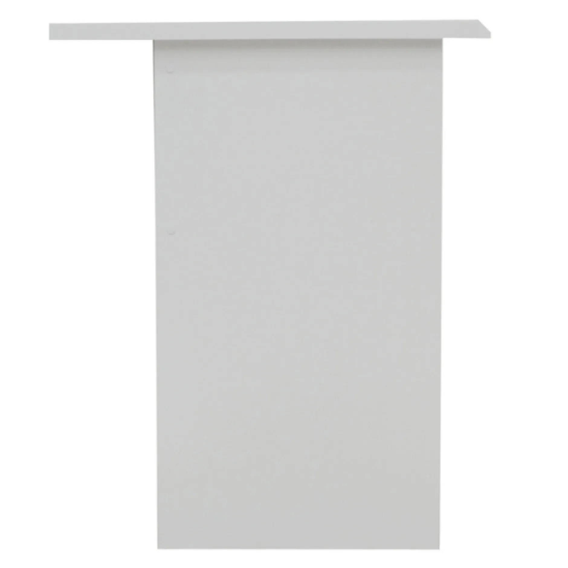 Milou Weißes Bureau 1 Schublade 1 Tür | H-75 x B-121 x T-60 cm