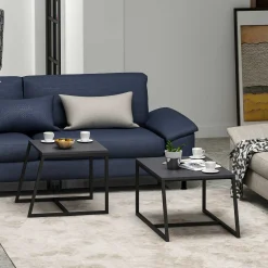 Minimal Couchtisch | 100 % MELAMIN | Anthrazit