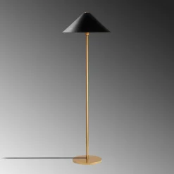 Mixed Stehleuchte | METALLGEHÄUSE | Gold